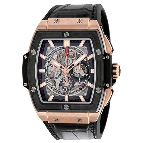 hublot men's chronograph square black big bang|big bang Hublot price.